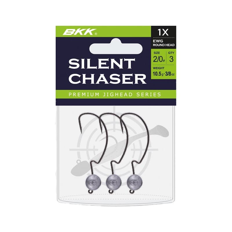 BKK Silent Chaser - 1X - EWG Round Jig Head 3/0# 8