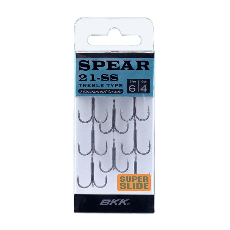 BKK SPEAR-21 SS #12 Treble Hook 8-pack