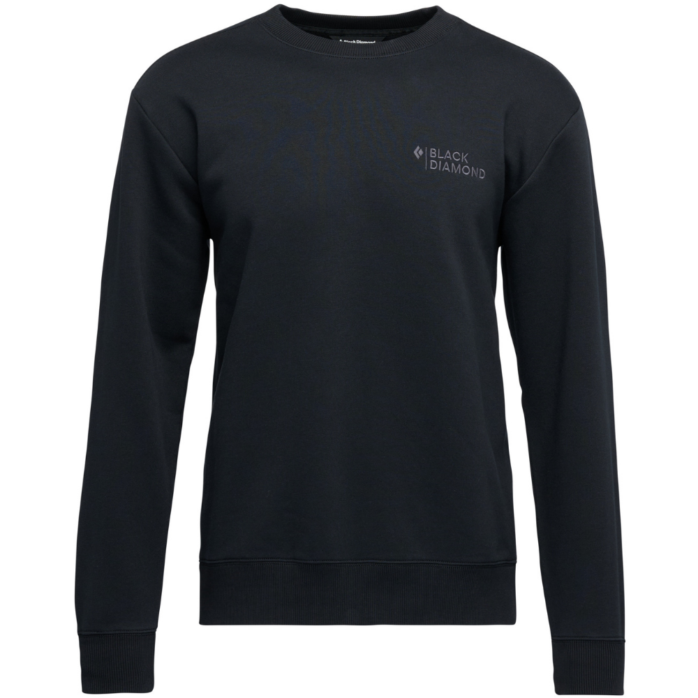 M's Mini Stacked Crewneck Black