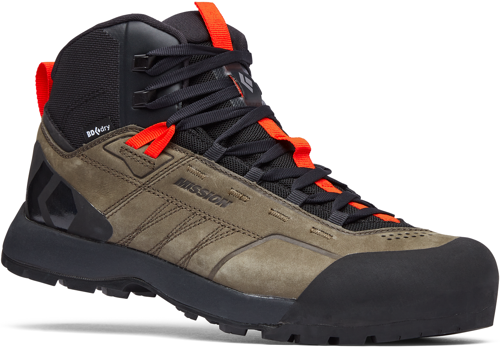 M's Mission Leather Mid WP Approach Shoes Walnuts/Octane