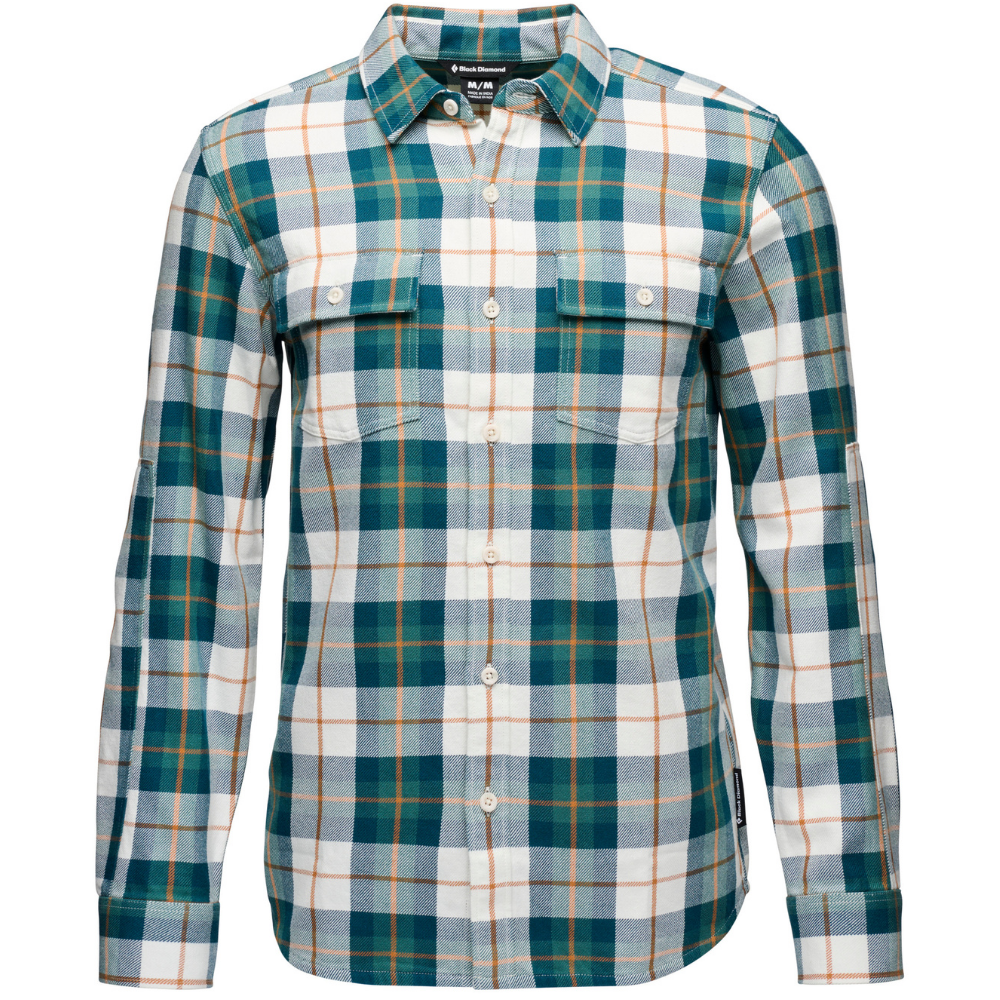 M's Project Twill Ls Shirt Raging Sea-Henna