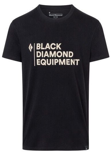 M's Stacked Logo Tee Black