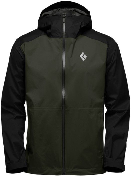 M's Stormline Stretch Rain Shell Cypress-Black