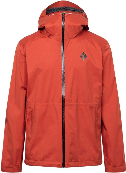 M's Stormline Stretch Rain Shell Red Rock