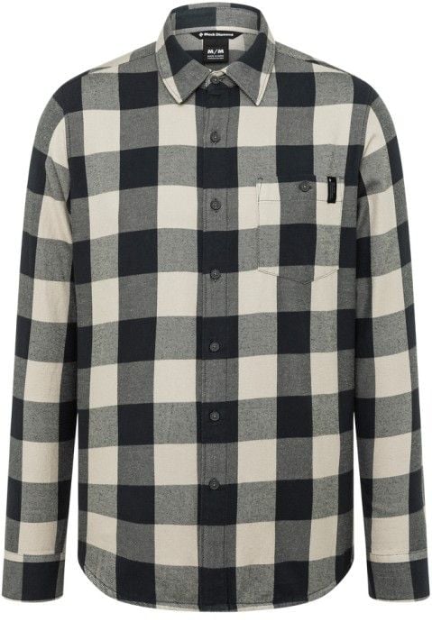 M's Zodiac Flannel Dune Carbon Plaid