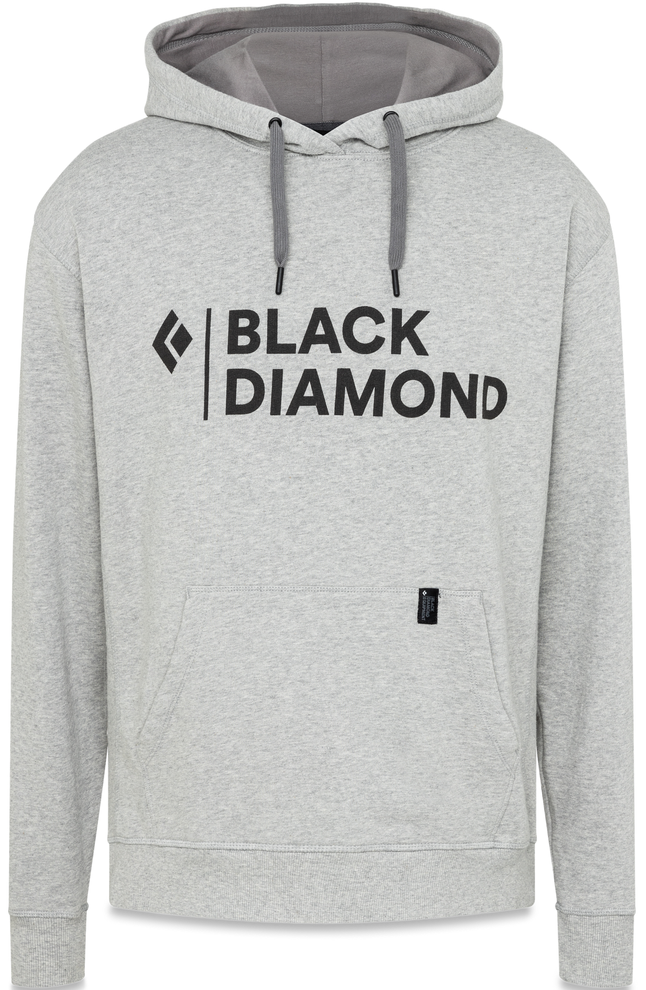 M Stacked Logo Hoody Nickel Heather