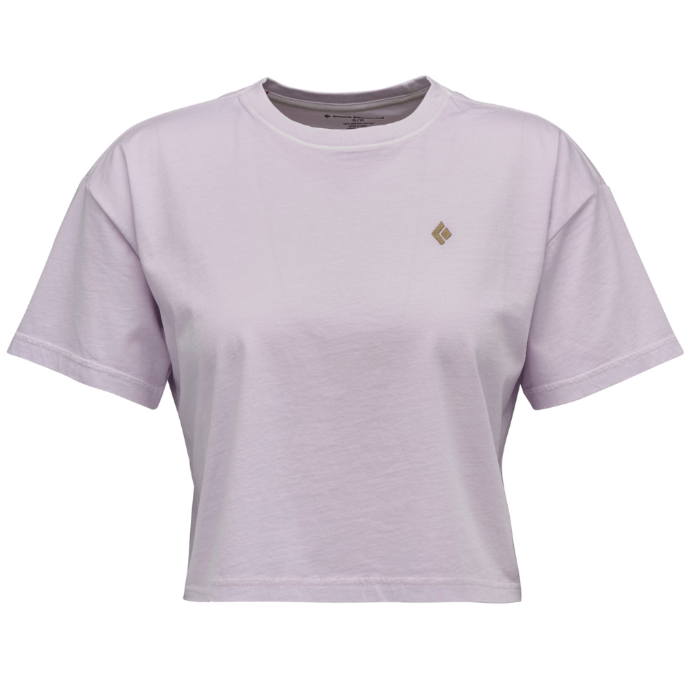 W's Diamond Crop SS Tee Soft Lilac