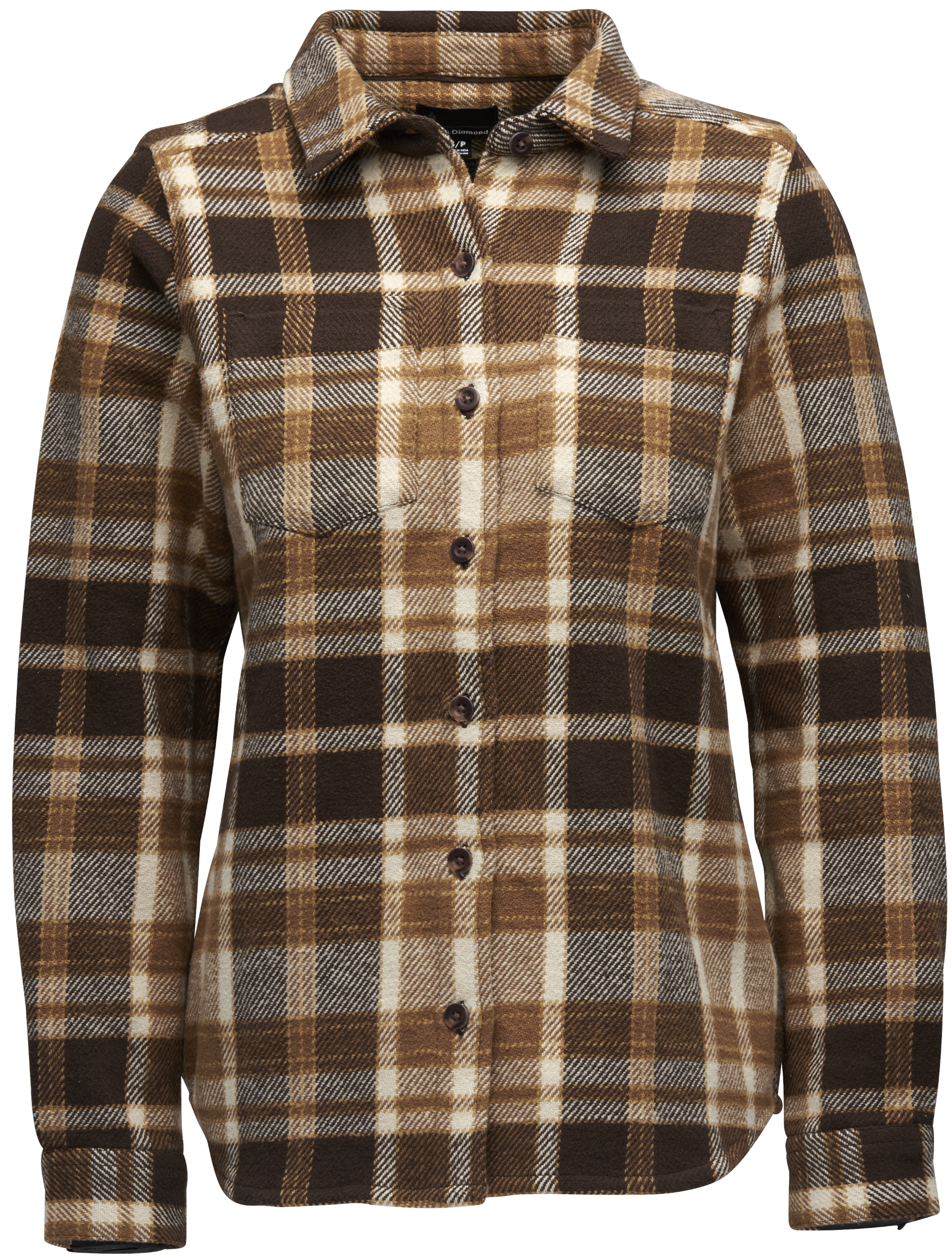 W's Project Heavy Flannel Bark Brown/Off Plaid