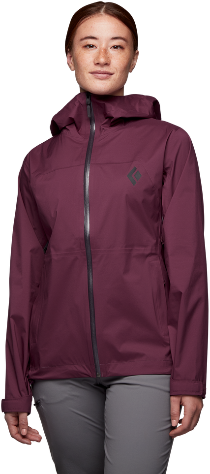 W's Stormline Stretch Rain Shell Blackberry