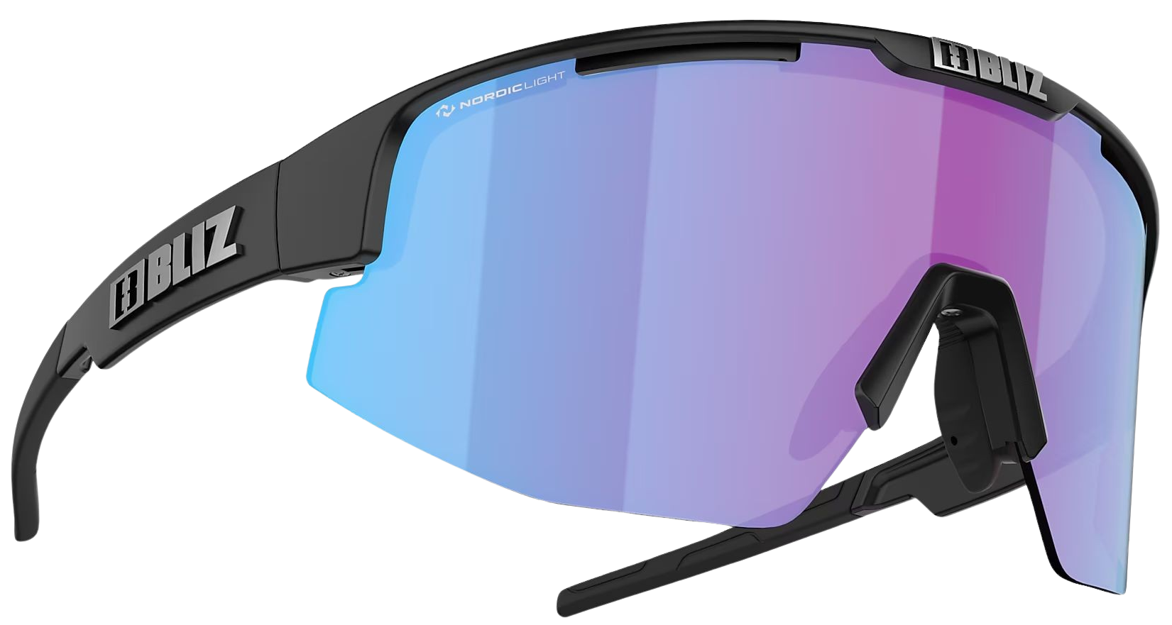 Matrix Matt Black + Violet w Blue Multi