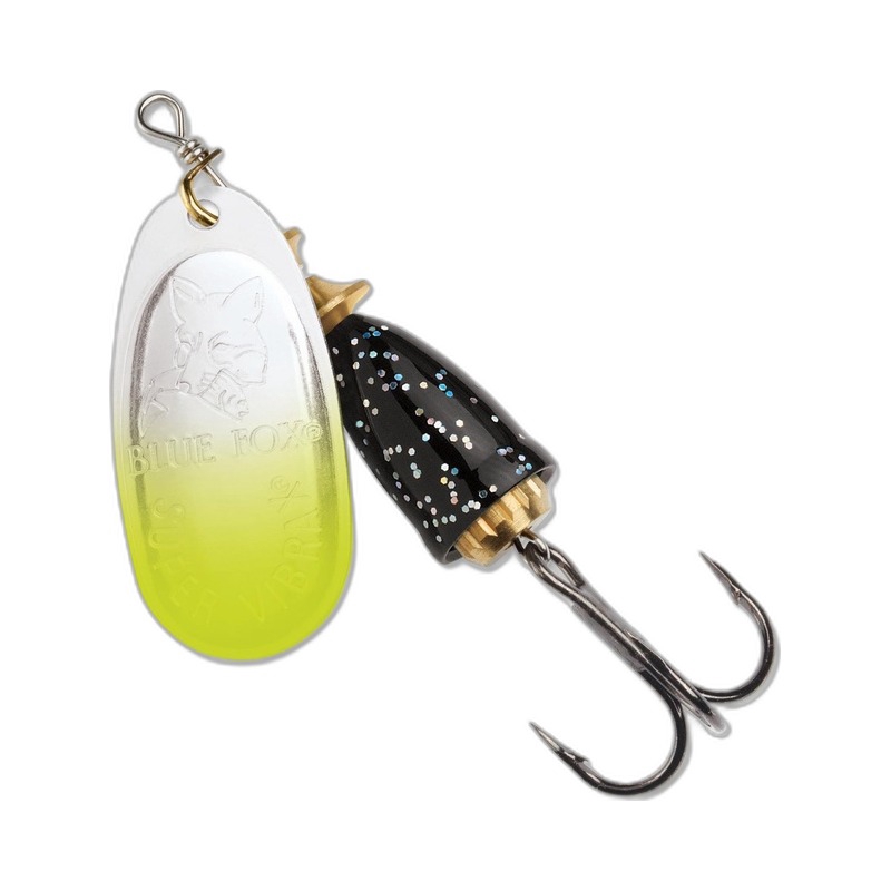 Blue Fox Vibrax Fluorescent Spinnare 8g - CBF