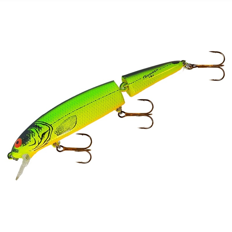 Bomber 15J Jointed Long A 17g 12cm - Long A Fire River Minnow