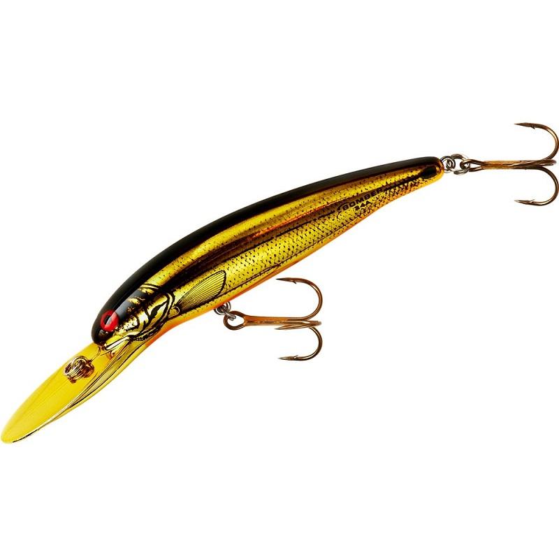Bomber B24A Deep Long A 12g 9cm - Gold Chrome Black Orange