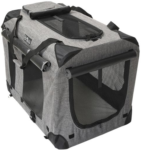 Highway Dog Crate Tarmac Grey L