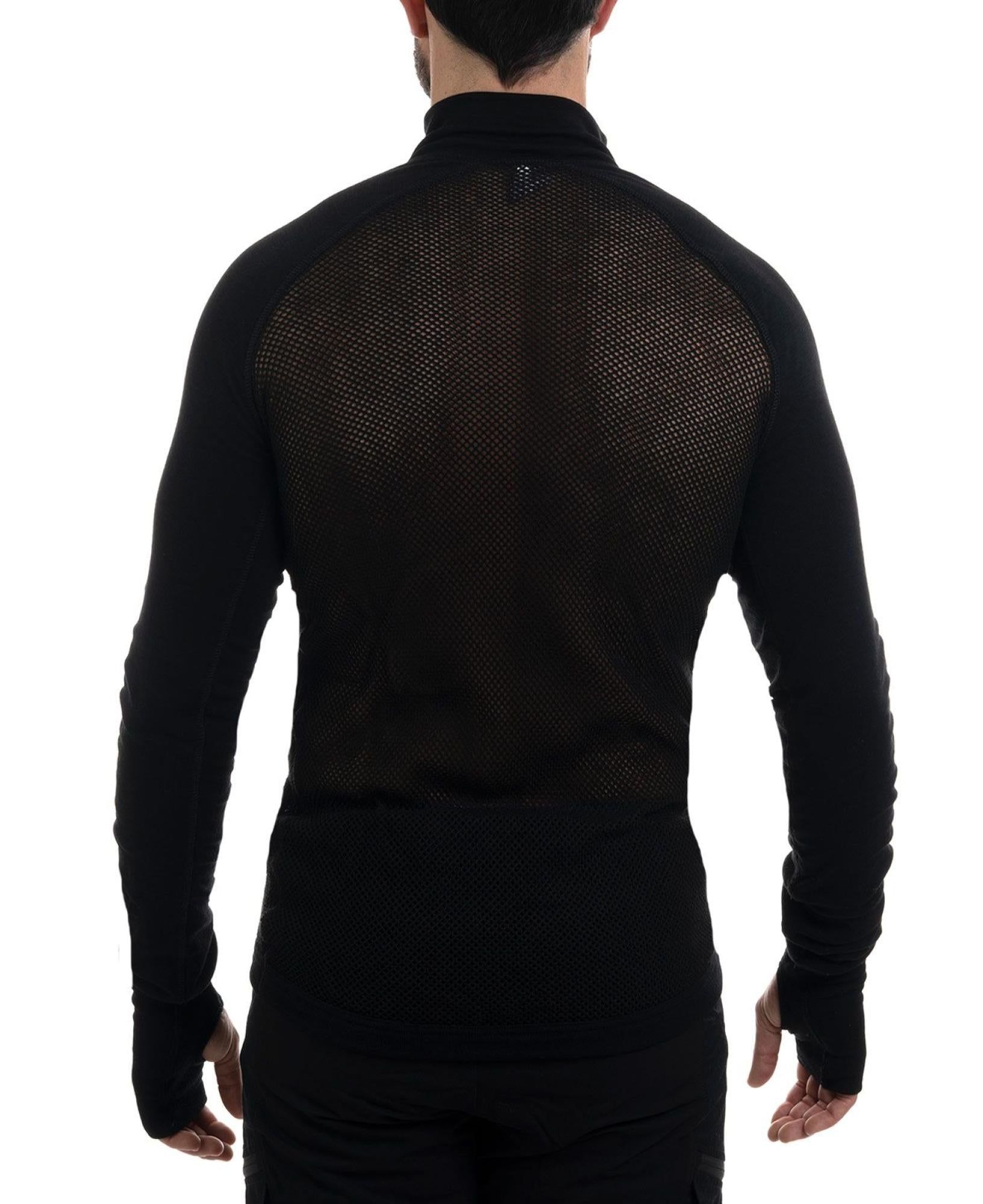 Arctic Zip Combatshirt Black