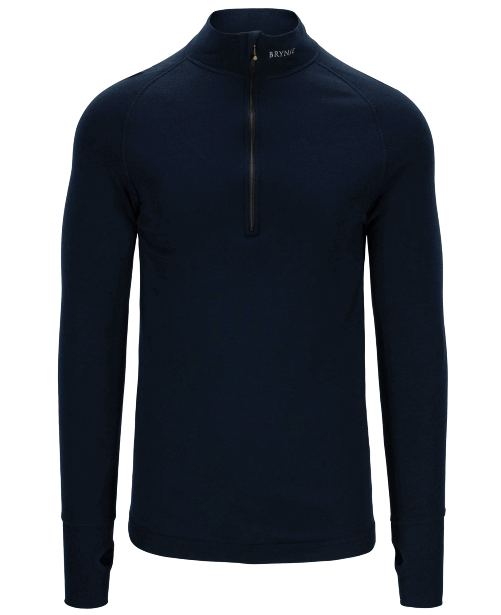 Arctic Zip-polo 3/4 neck w/inlay Navy