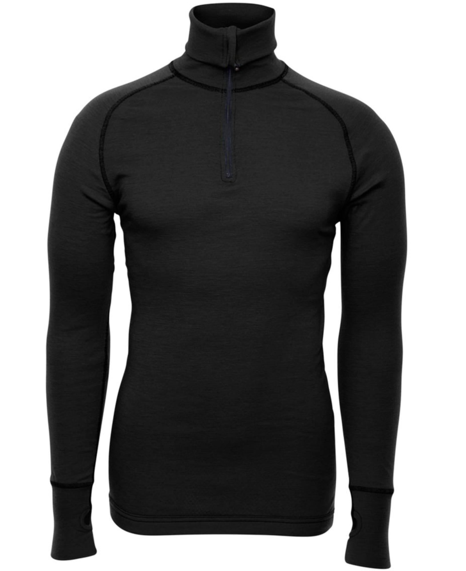 Arctic Zip Polo Black