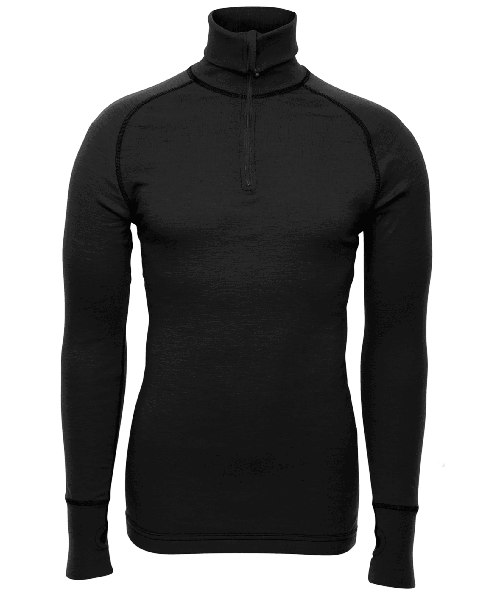 Arctic Zip Polo w/inlay Black