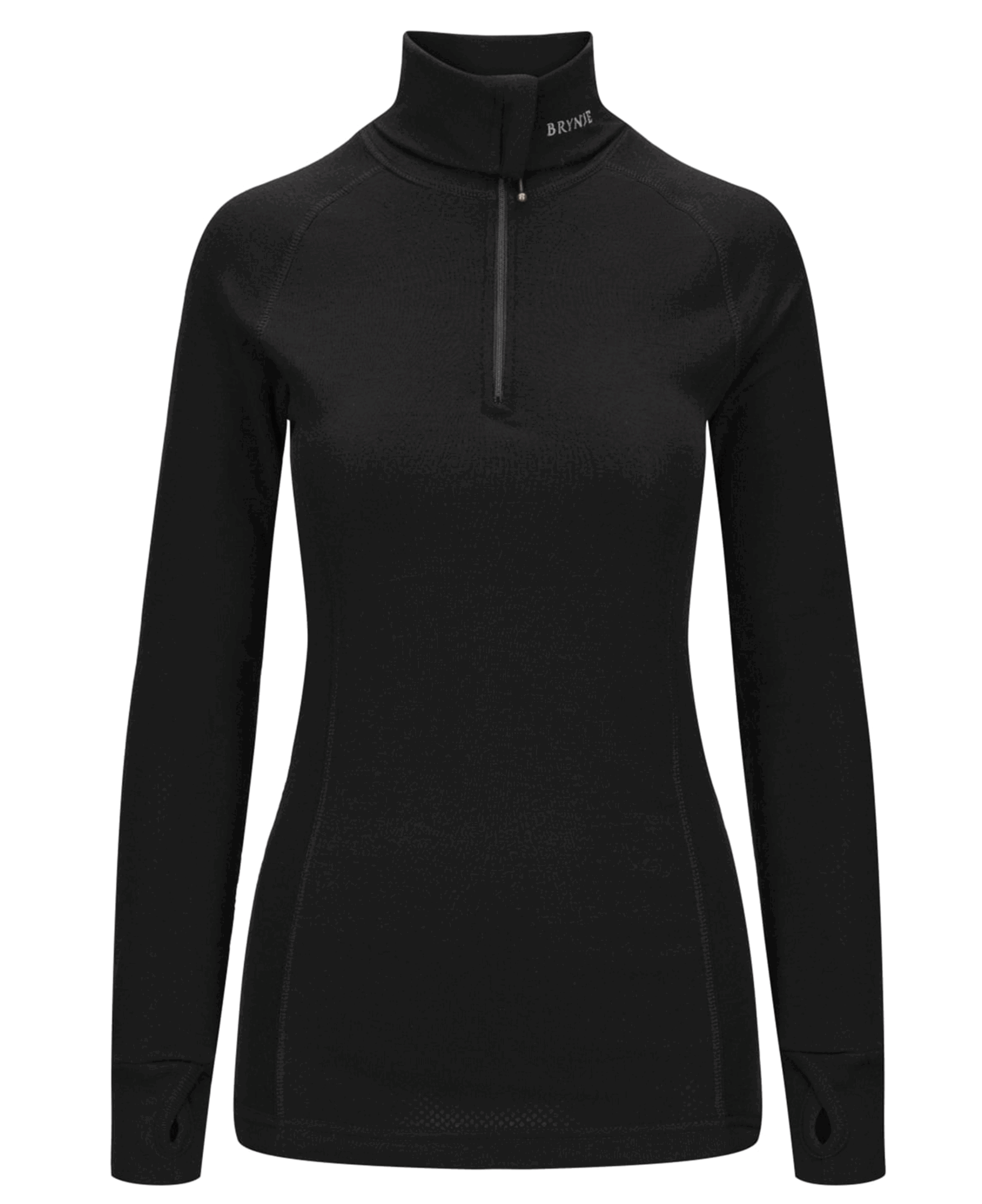 Arctic Zip Polo w/inlay W's Black
