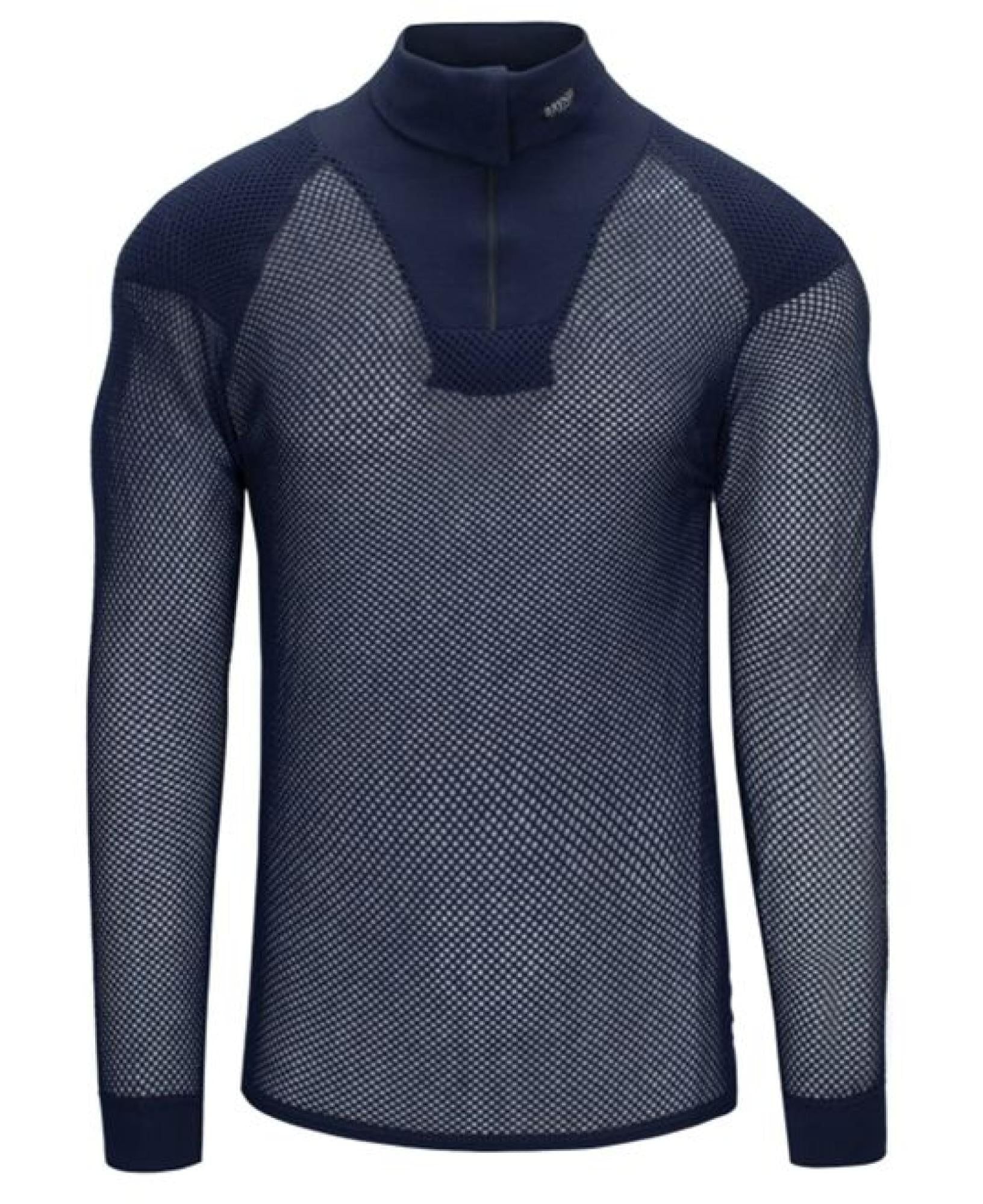 Super Thermo Zip Polo w/inlay Navy
