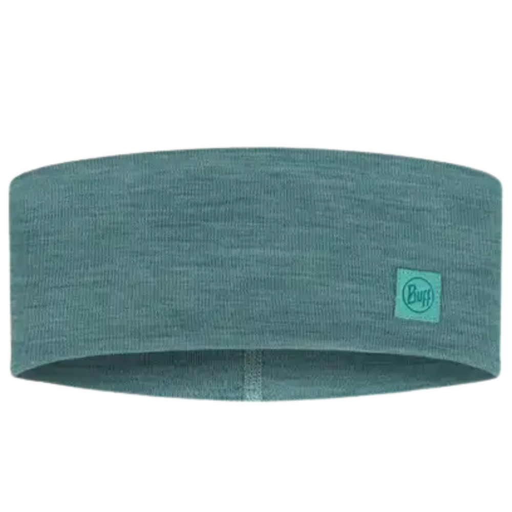 Headband Merino Wide Solid Pool