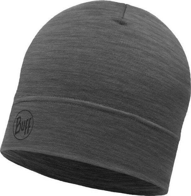 Lightweight Merino Wool Hat Solid Grey