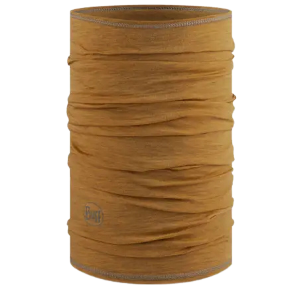 Neckwear Merino Lightweight Solid Mustard