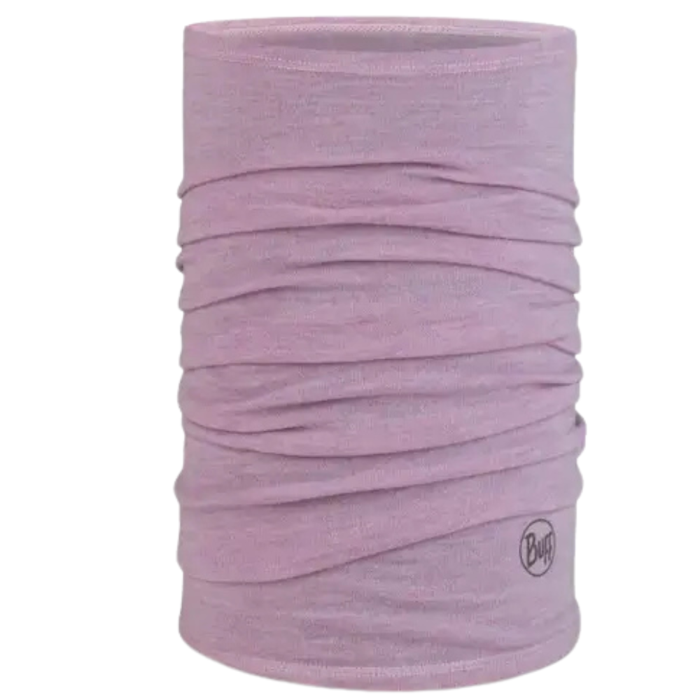 Neckwear Merino Midweight Melange Lilac Sand