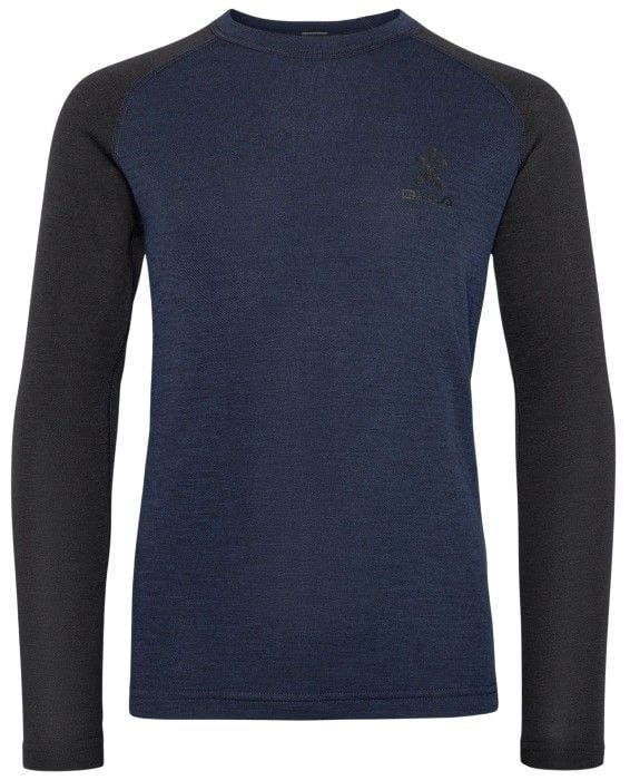 Junior Norm Merino Wool Crew Navy