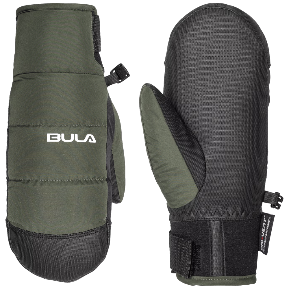 Piste Mittens Junior Dark Olive