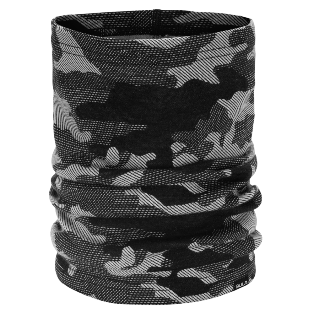 Printed Wool Tube Junior Dark Grey