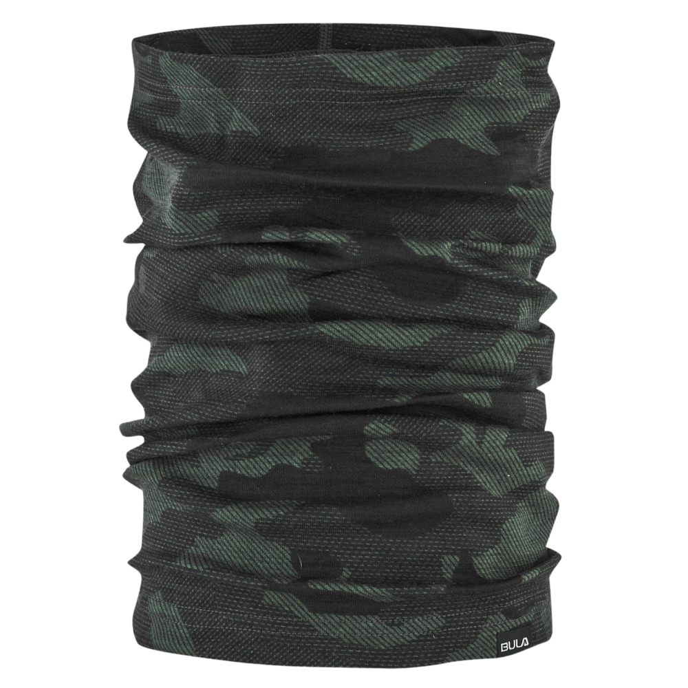 Printed Wool Tube Junior Dark Olive