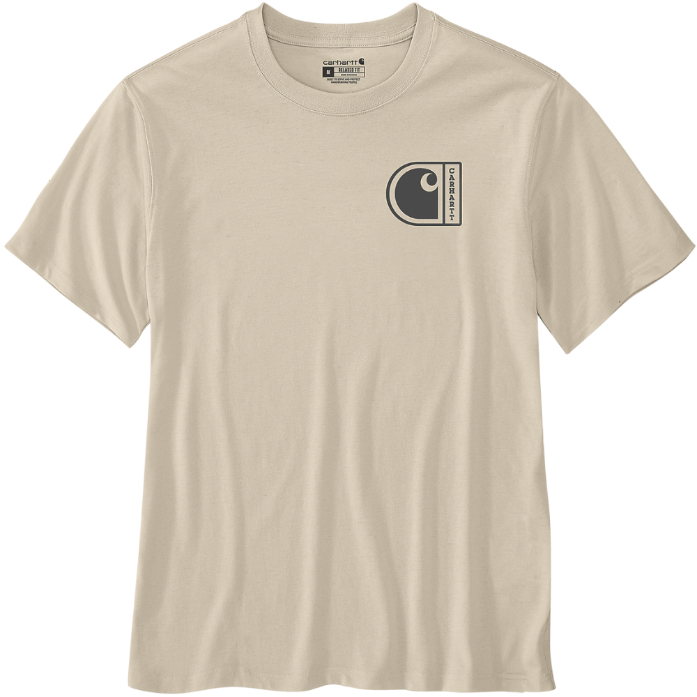 Carhartt M's C Graphic T-Shirt S/S Oat Milk