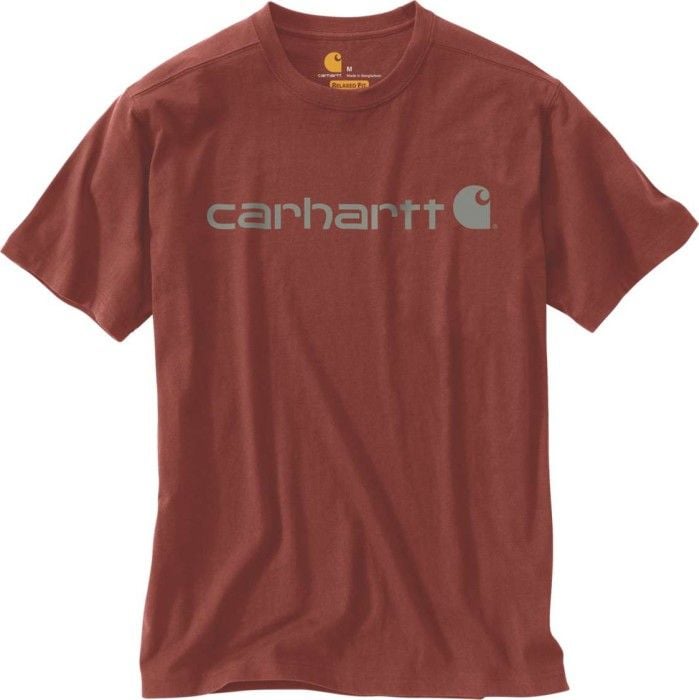 Carhartt M's Core Logo T-Shirt S/S Aubrun Heather