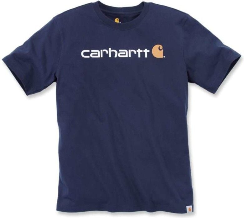 Carhartt M's Core Logo T-Shirt S/S Navy