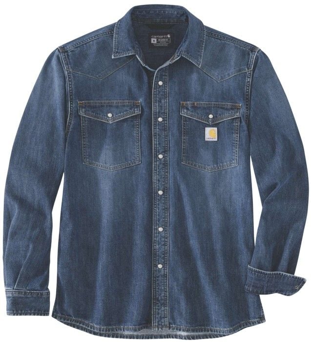 Carhartt M's Denim L/S Snap Front Shirt Wyatt