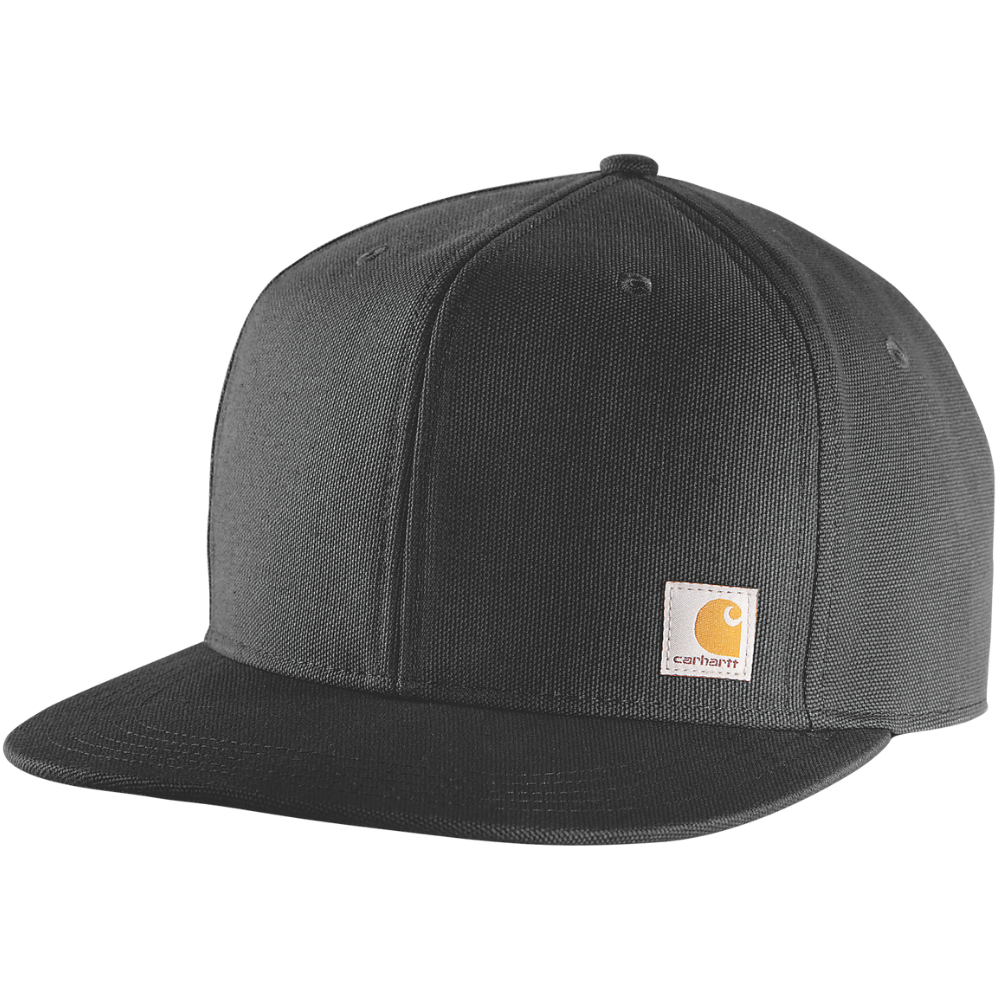 Carhartt M's Firm Duck Flat Brim Cap Black