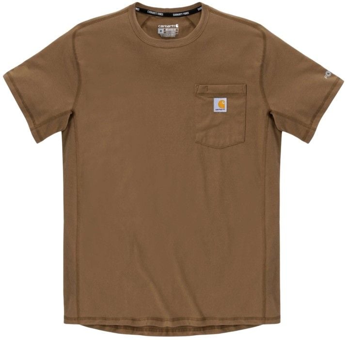 Carhartt M's Force Pocket S/S T-Shirt Carhartt® Brown