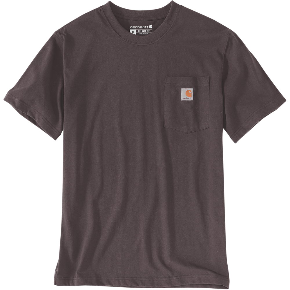 Carhartt M's K87 Pocket S/S T-Shirt Dark Sepia
