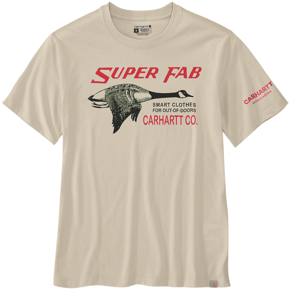 Carhartt M's Lfab Graphic T-Shirt Oat Milk