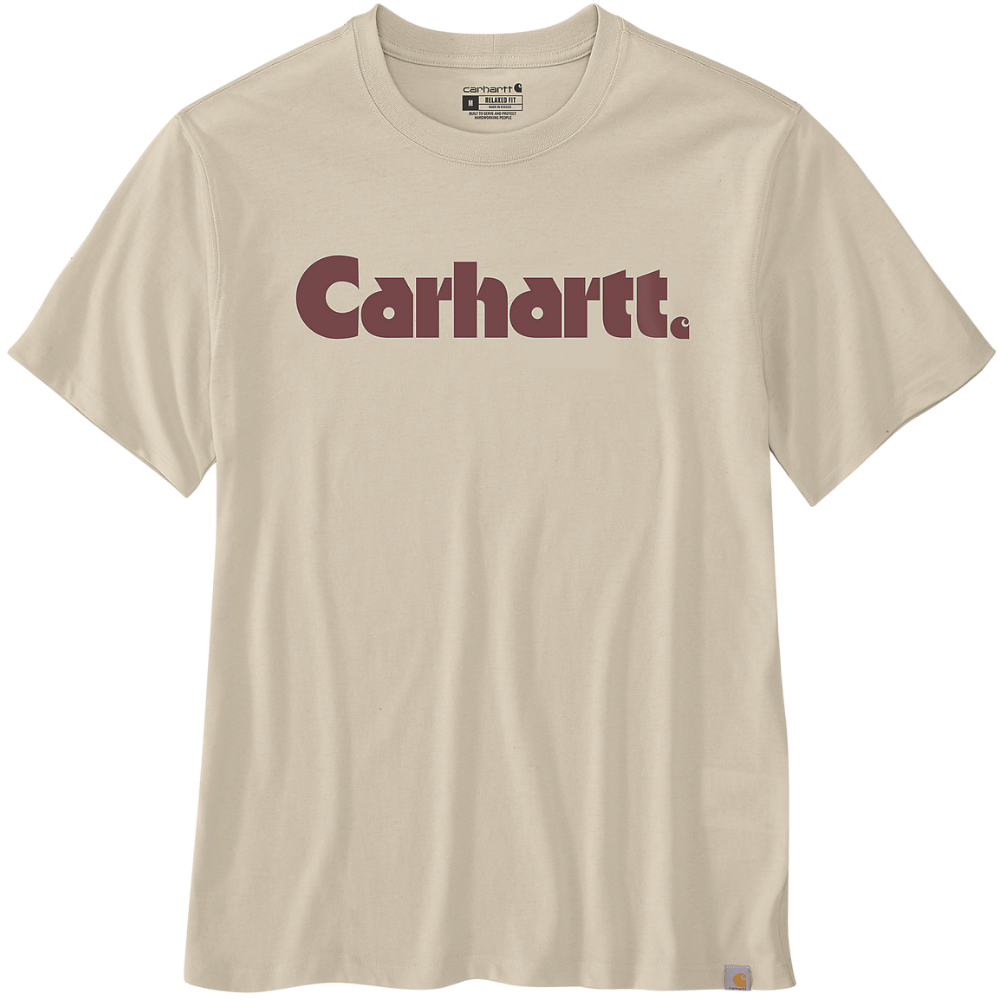 Carhartt M's Logo Graphic T-Shirt Oat Milk