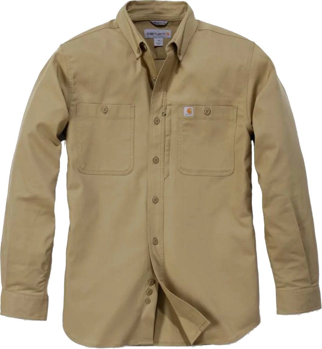 Carhartt M's Rugged Prof Workshirt L/S Dark Khaki