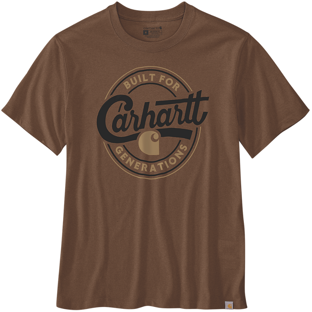 Carhartt M's Script Graphic T-Shirt Red Duck Heather