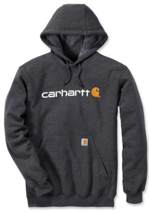 Carhartt M's Signature Logo Sweatshirt Carbon Heather