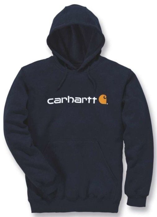 Carhartt M's Signature Logo Sweatshirt New Navy