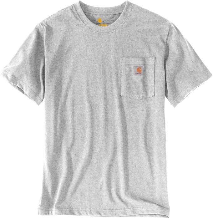 Carhartt M's Workwear Pocket S/S T-Shirt Heather Grey