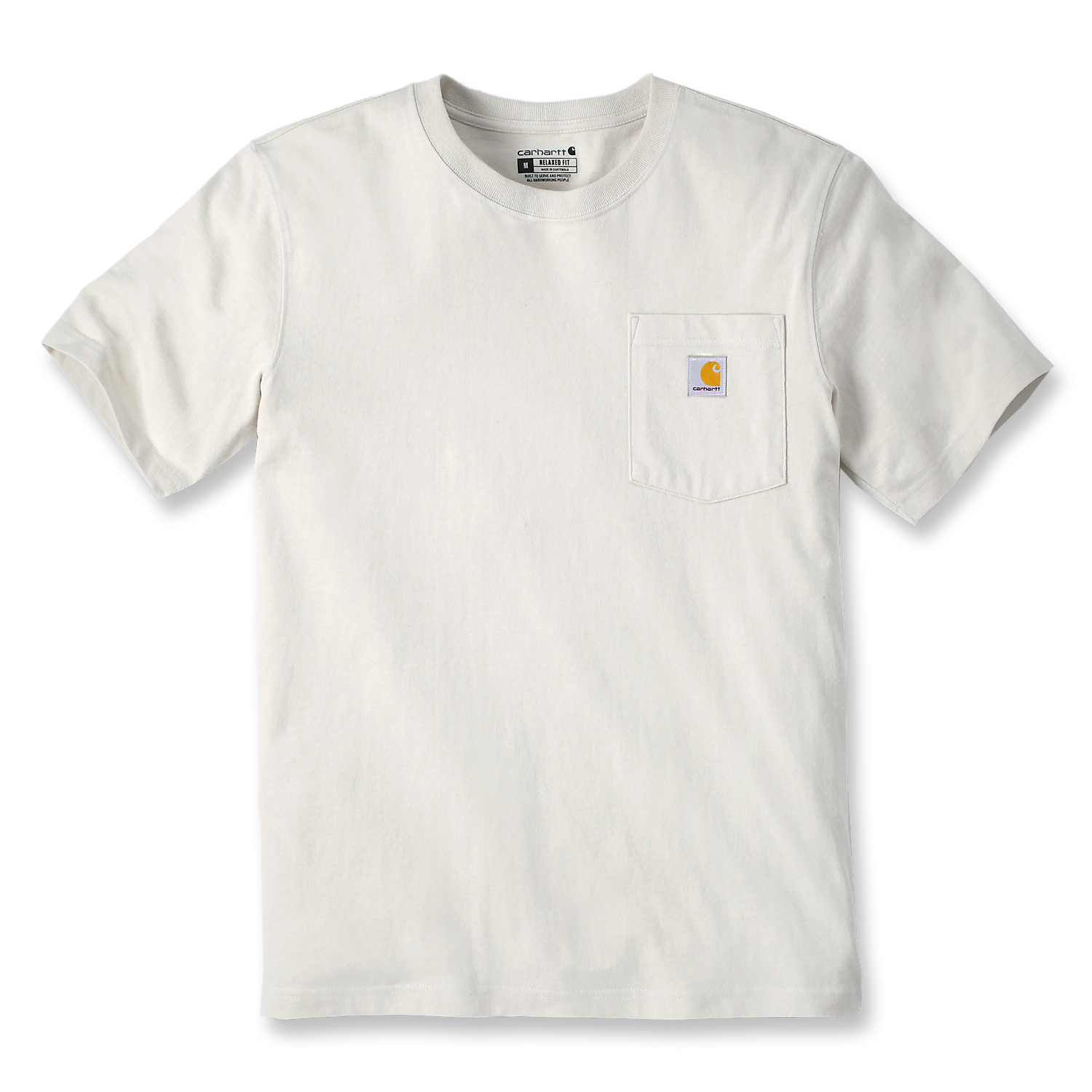 Carhartt M's Workwear Pocket S/S T-Shirt Oat Milk