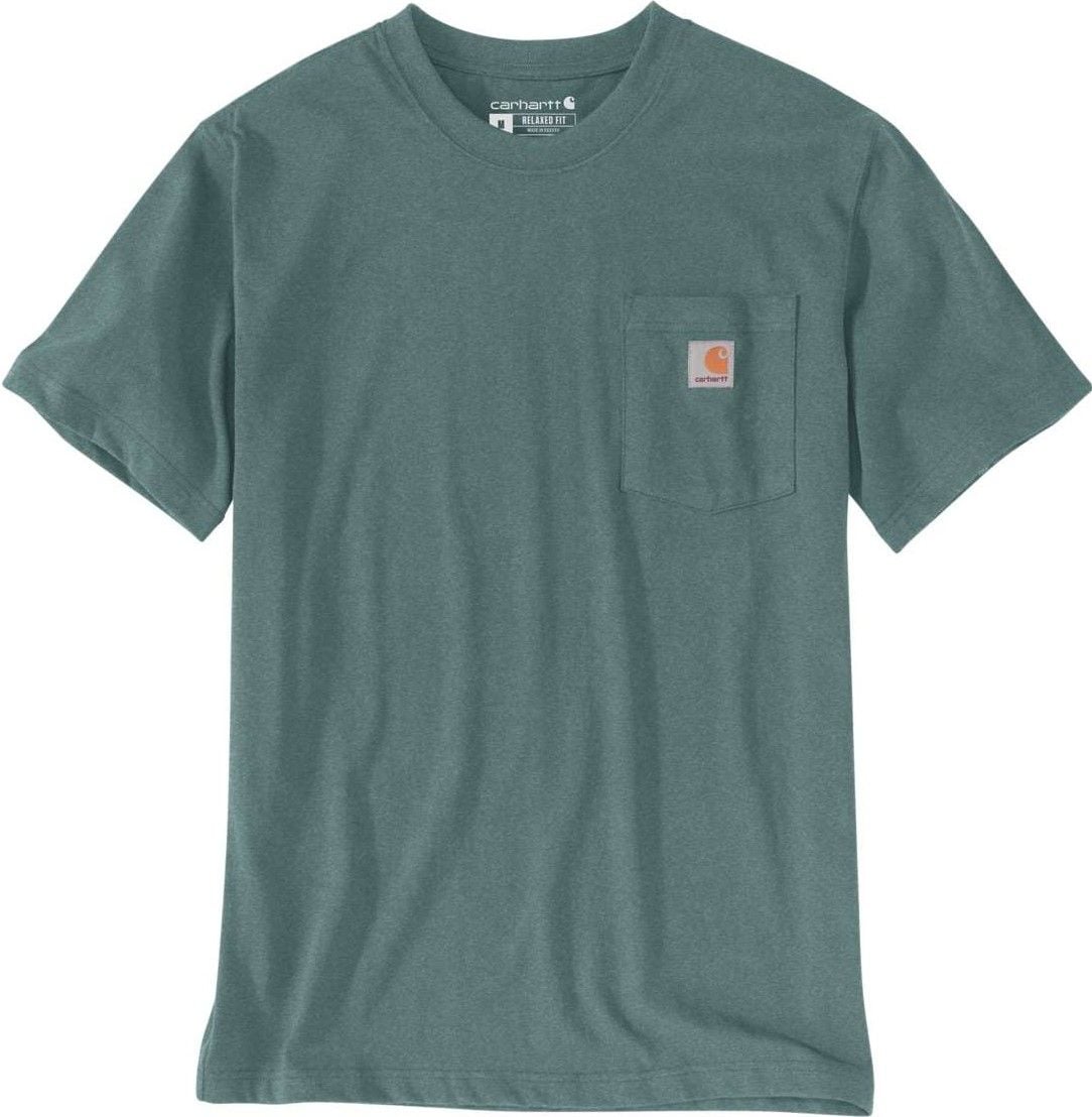 Carhartt M's Workwear Pocket S/S T-Shirt Sea Pine Heather