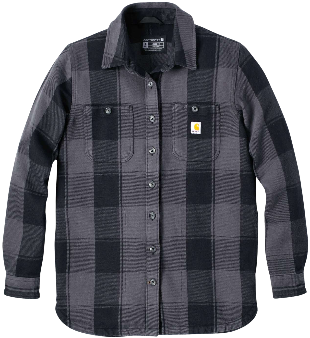 Carhartt W's Loose Fit Twill Shirt Jacket Black