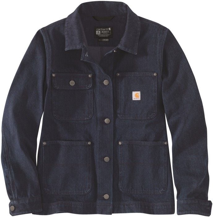Carhartt W's Relaxed Fit Denim Jacket Basin